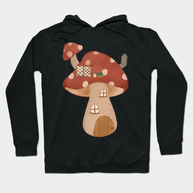 mushroom house Hoodie by byjilooo